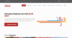 Desktop Screenshot of construccionesabal.com