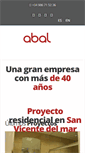 Mobile Screenshot of construccionesabal.com